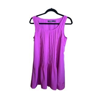 Lauren Ralph Lauren Pink Sleeveless Dress w/ Pintucking